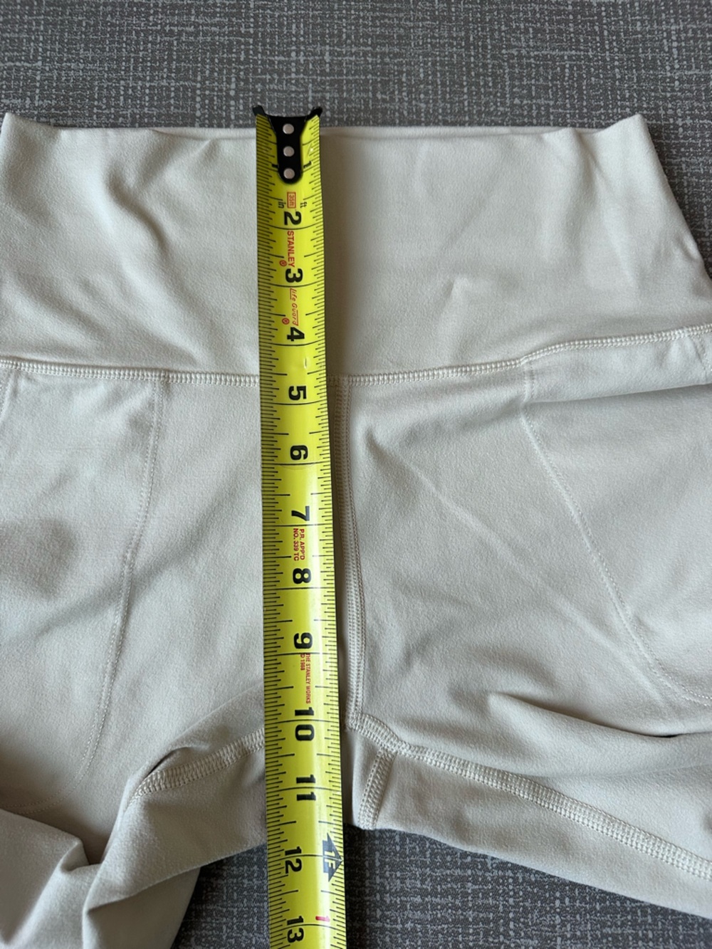 OFFLINE by Aerie Flare Leggings Womens M Ivory High Rise Yoga Pants Pockets - Picture 9 of 12